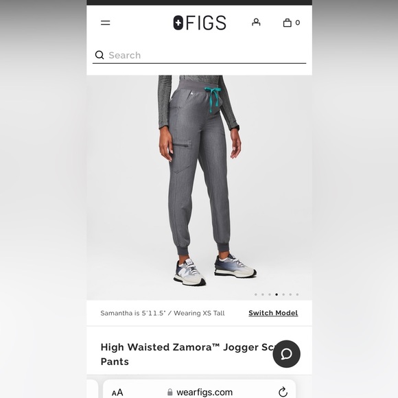 Figs high waisted Zamora jogger size small - Picture 1 of 2